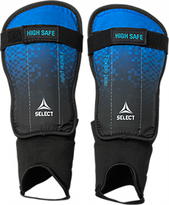 Select - High Safe Shin Guards V23 - Blauw & zwart
