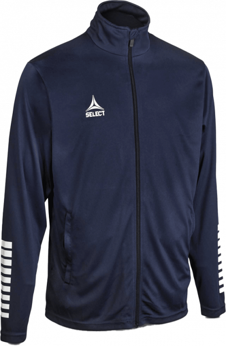 Select - Pisa Training Zip Jacket - Marineblau & weiß