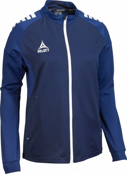 Select - Spain V25 Training Zip Jacket Women - Azul-marinho & branco