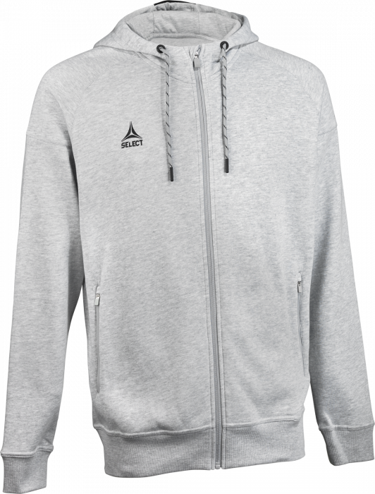 Select - Oxford V25 Hoodie W. Zip - Grey