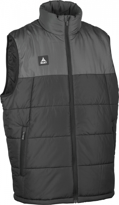 Select - Oxford V25 Padded Vest - Nero & grigio